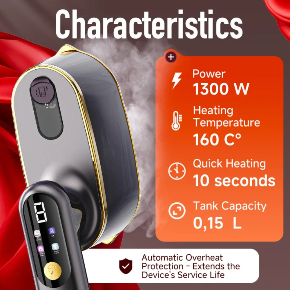Foldable Handheld Garment Steamer